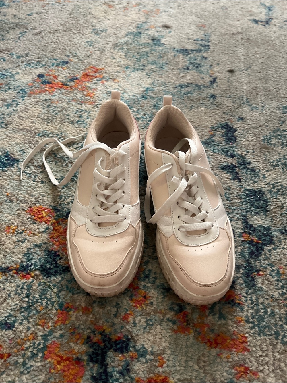 Pink and White Everyday Sneakers